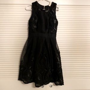 Brand new black lace dress